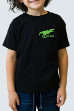 Load image into Gallery viewer, Spyndell Glowing T - Rex - Kid's Glow-In-Dark Round Neck Half Sleeve T-Shirt
