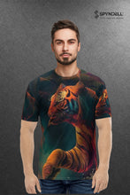 Load image into Gallery viewer, Bengal Tiger - Men's All Over Printed Half Sleeve T-Shirt