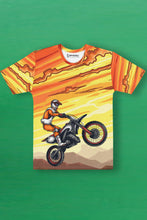 Load image into Gallery viewer, Racing Rider Pattern - Men's All Over Printed Half Sleeve T-Shirt