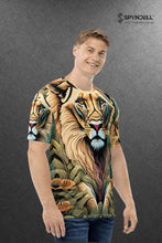 Load image into Gallery viewer, Majestic Lion - Men's All Over Printed Half Sleeve T-Shirt