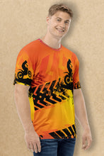 Load image into Gallery viewer, Adventure Racing Pattern - Men's All Over Printed Half Sleeve T-Shirt