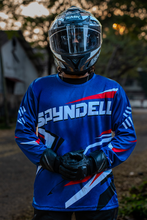 Load image into Gallery viewer, AeroSlash Blue Men’s Riding Jersey