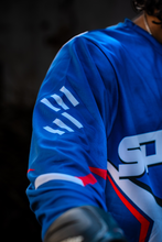 Load image into Gallery viewer, AeroSlash Blue Men’s Riding Jersey