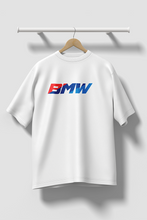 Load image into Gallery viewer, BMW motorsport inspired oversized streetwear t-shirt with GT3 racing artwork