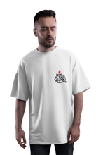 Load image into Gallery viewer, Che Guevara Hasta La Victoria oversized white French Terry t-shirt front design
