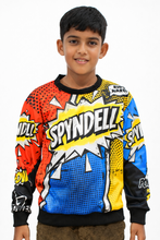 Load image into Gallery viewer, Comic Blast Kids Sports Sweatshirt