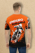 Load image into Gallery viewer, Enduro Racing Pattern - Men's All Over Printed Half Sleeve T-Shirt