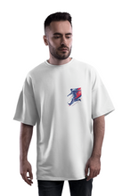 Load image into Gallery viewer, Football Legends No.10 oversized white French Terry t-shirt front design