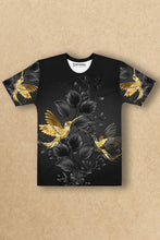 Load image into Gallery viewer, Golden Birds Pattern - Men's All Over Printed Half Sleeve T-Shirt