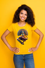 Load image into Gallery viewer, Skateboarding Kathakali - Women's Round Neck Half Sleeve T-Shirt
