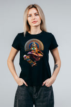 Load image into Gallery viewer, Skateboarding Kathakali - Women's Round Neck Half Sleeve T-Shirt