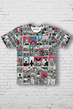 Load image into Gallery viewer, Retro Comic Panels - Men's All Over Printed Half Sleeve T-Shirt