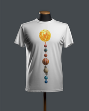 Load image into Gallery viewer, Solar Symphony - Women's Round Neck Half Sleeve T-Shirt