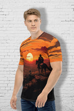 Load image into Gallery viewer, Sunset Rider - Men's All Over Printed Half Sleeve T-Shirt