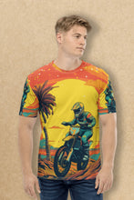 Load image into Gallery viewer, Sunset Racer - Men's All Over Printed Half Sleeve T-Shirt