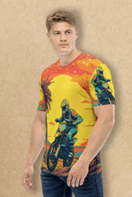 Load image into Gallery viewer, Sunset Racer - Men's All Over Printed Half Sleeve T-Shirt