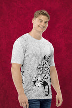 Load image into Gallery viewer, Leopard - Men's All Over Printed Half Sleeve T-Shirt