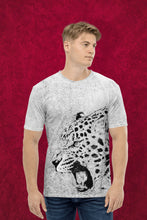 Load image into Gallery viewer, Leopard - Men's All Over Printed Half Sleeve T-Shirt
