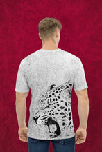 Load image into Gallery viewer, Leopard - Men's All Over Printed Half Sleeve T-Shirt