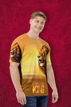 Load image into Gallery viewer, The King Of The Jungle - Men's All Over Printed Half Sleeve T-Shirt