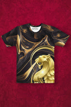 Load image into Gallery viewer, Golden Tiger - Men's All Over Printed Half Sleeve T-Shirt
