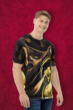Load image into Gallery viewer, Golden Tiger - Men's All Over Printed Half Sleeve T-Shirt