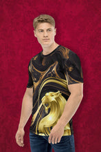 Load image into Gallery viewer, Golden Tiger - Men's All Over Printed Half Sleeve T-Shirt