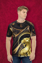 Load image into Gallery viewer, Golden Tiger - Men's All Over Printed Half Sleeve T-Shirt