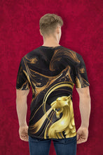Load image into Gallery viewer, Golden Tiger - Men's All Over Printed Half Sleeve T-Shirt