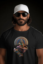 Load image into Gallery viewer, Skateboarding Kathakali - Men's Round Neck Half Sleeve T-Shirt