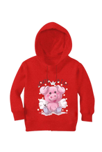 Load image into Gallery viewer, Cute Pig - Kid's Hooded SweatShirt