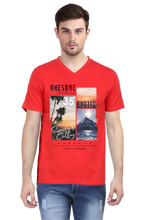 Load image into Gallery viewer, Awesome-Men's V-Neck Half Sleeve T-Shirt