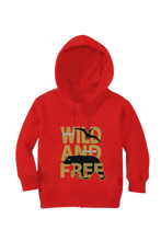 Load image into Gallery viewer, Wild And Free - Kid's Hooded SweatShirt