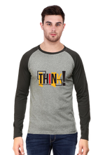 Load image into Gallery viewer, Think Outside The Box - Men's Raglan Full Sleeve T-Shirt