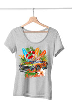Load image into Gallery viewer, Summer Adventures - Women's Round Neck Half Sleeve T-Shirt