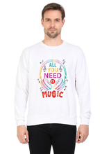Load image into Gallery viewer, All You Need Is Music - Men's SweatShirt