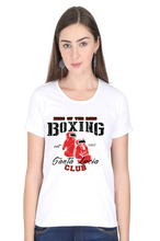 Load image into Gallery viewer, Boxing - Women's Round Neck Half Sleeve T-Shirt