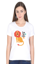 Load image into Gallery viewer, I Am the King - Women's Round Neck Half Sleeve T-Shirt