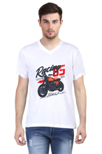 Load image into Gallery viewer, Racing Freedom 85 - Men's V-Neck Half Sleeve T-Shirt