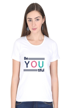 Load image into Gallery viewer, Beyoutiful - Women's Round Neck Half Sleeve T-Shirt
