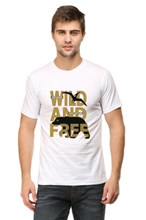 Load image into Gallery viewer, Wild And Free - Men's Round Neck Half Sleeve T-Shirt