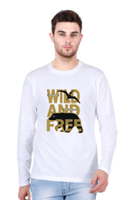 Load image into Gallery viewer, Wild And Free - Men's Round Neck Full Sleeve T-Shirt