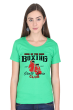 Load image into Gallery viewer, Boxing - Women's Round Neck Half Sleeve T-Shirt