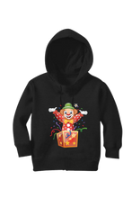 Load image into Gallery viewer, Clown Jumping out of the Box - Kid's Hooded SweatShirt