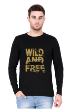 Load image into Gallery viewer, Wild And Free - Men's Round Neck Full Sleeve T-Shirt