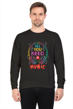 Load image into Gallery viewer, All You Need Is Music - Men's SweatShirt