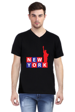 Load image into Gallery viewer, Liberty of New York - Men's V-Neck Half Sleeve T-Shirt