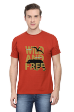 Load image into Gallery viewer, Wild And Free - Men's Round Neck Half Sleeve T-Shirt