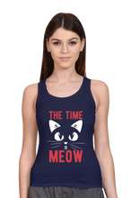 Load image into Gallery viewer, The Time Meow - Women's Tank Top