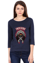 Load image into Gallery viewer, Indian Tribe - Women's Round Neck Full Sleeve T-Shirt
